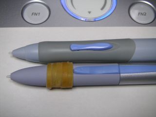 CTE-650のペンに輪ゴム