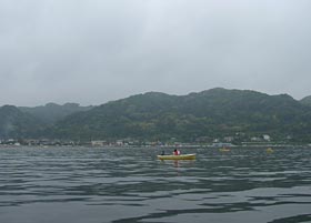 当日の岩井海岸