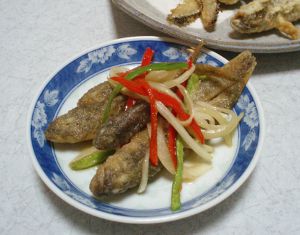 ハゼの南蛮漬け