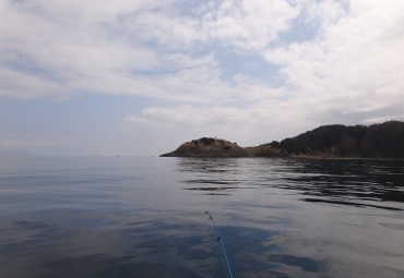 穏やかな大島沖