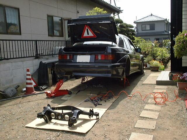 □ベンツ W201 190E プロペラ ナックル アーム ドライブ コンバーター